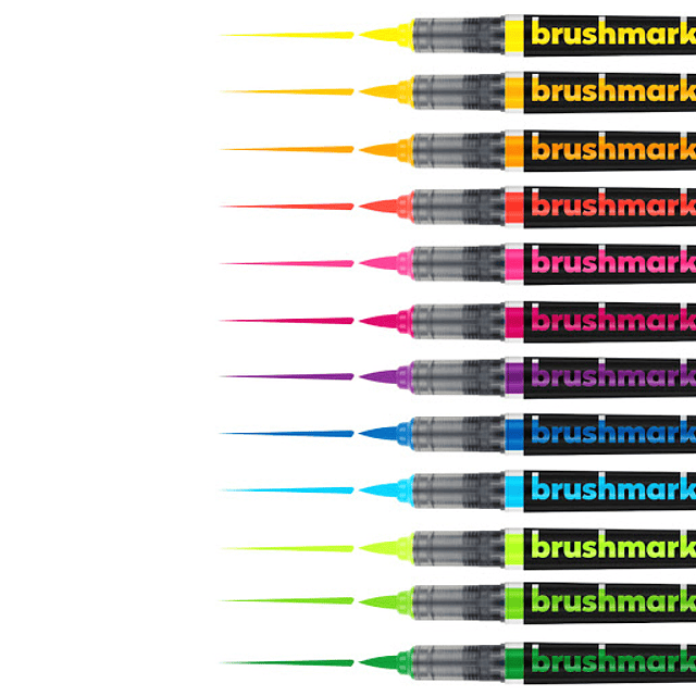 BrushmarkerPRO | Neon 12 Colores Individuales