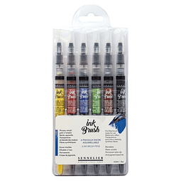 SENNELIER – Set de 6 Ink Brush colores modernos