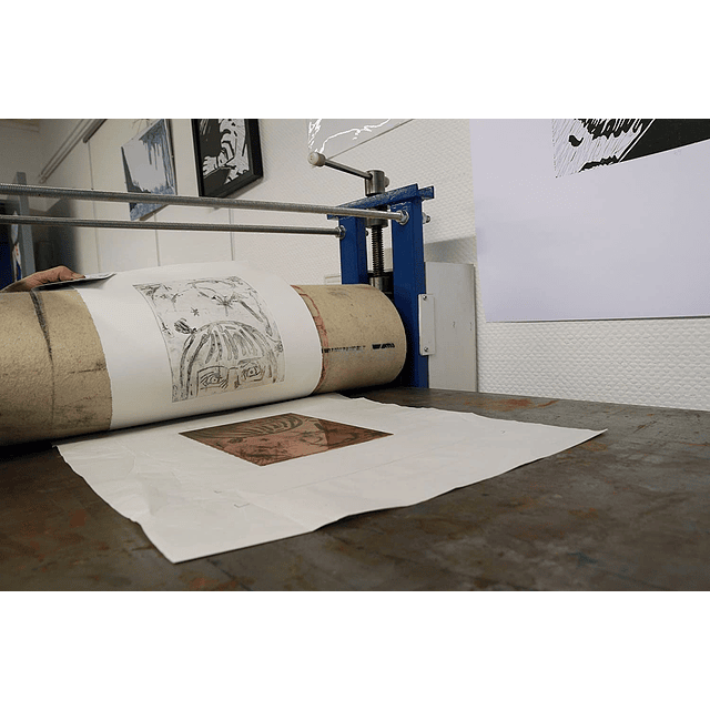 Rollo 1,3 x 10 m de Papel de flores de algodón 250 g (Serigrafía e Impresión) 