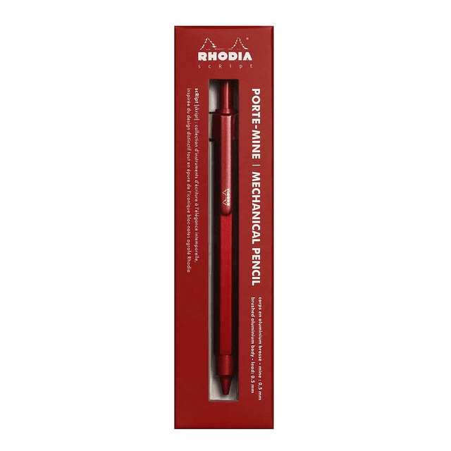 Rhodia 0.5 mm Mechanical Pencil - Rojo