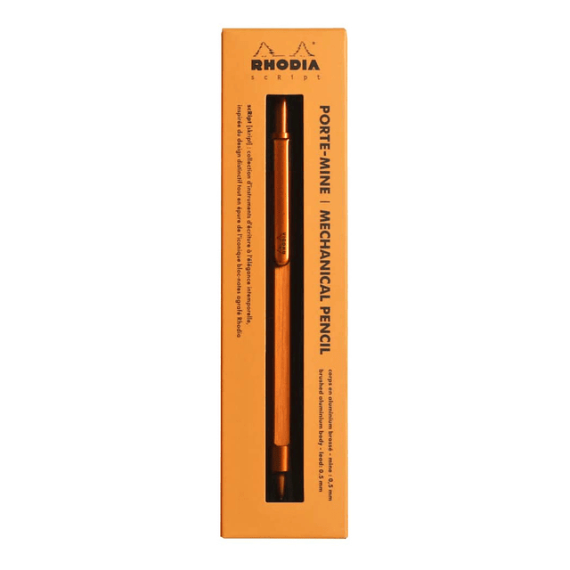 Rhodia 0.5 mm Mechanical Pencil - Orange