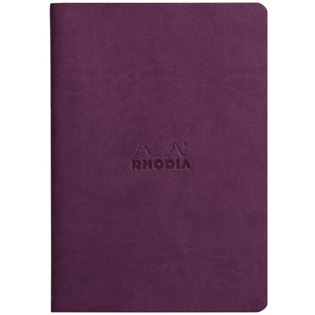 Cuaderno A5 con lomo cosido - Morado