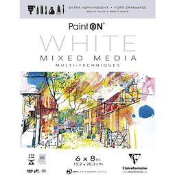 Papel Paint'On Mixed Media - Blanco - (3 tamaños) 