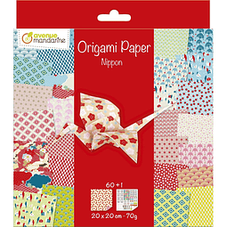 Pack Origami 60 hojas 20 x 20 cm - Nipon