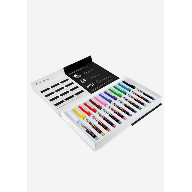 Pigment Decobrush | Basic Colors Collection 12 colors 