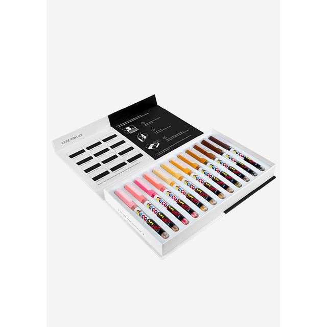 Pigment Decobrush | Nude Colors Collection 12 colors 
