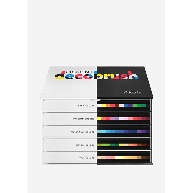 Pigment Decobrush | Professional Set 60 colors 