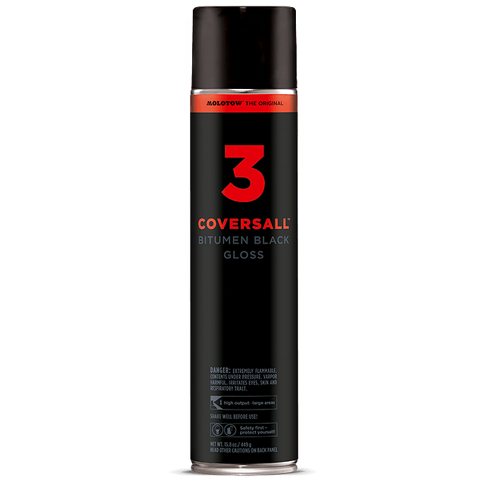 COVERSALL™ 3 - Bitumen Black Gloss - 600 ML 1