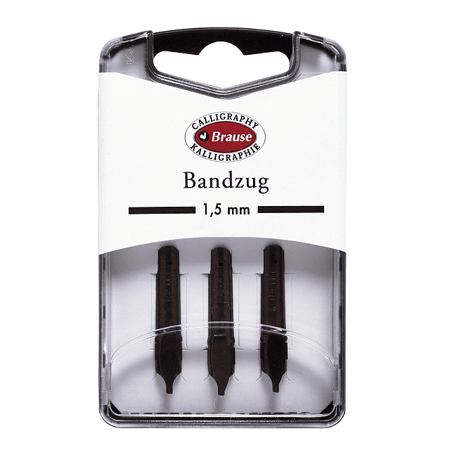 Caja con 3 plumillas Bandzug 1,5mm