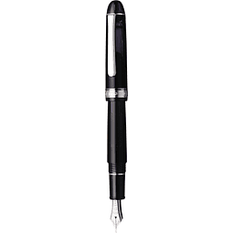 Pluma Estilográfica PLATINUM Century 3776 "Black Diamond" Clip de Rodio