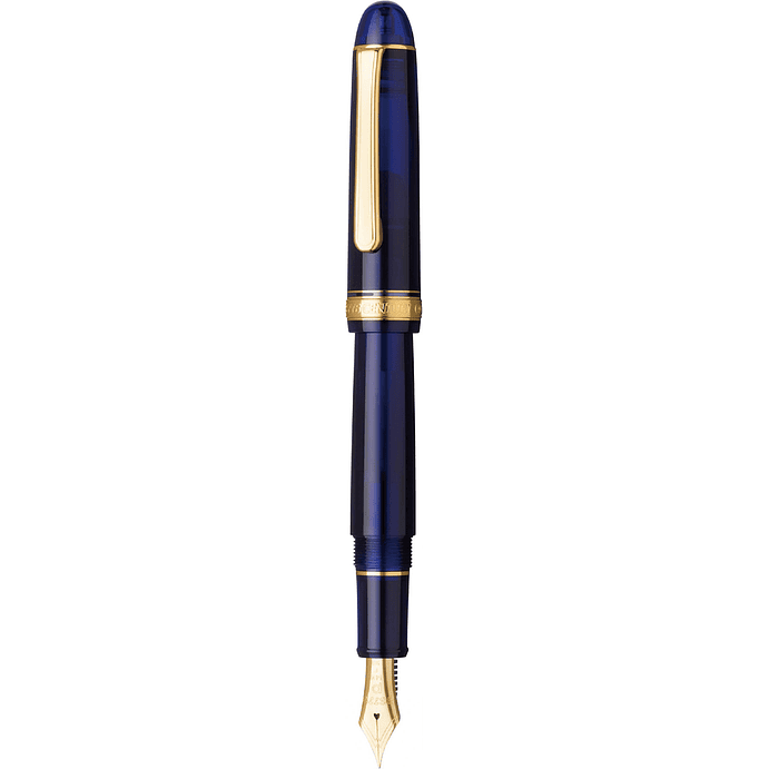 Platinum #3776 Century Fountain Pen - Chartres Blue/Gold 1