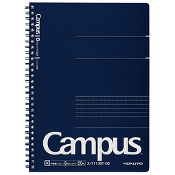 Cuaderno Líneas y Puntos - Campus Anillado Doble (3 tamaños)