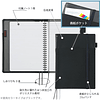 Porta Cuaderno - Cuero sintético - 23,2 x 17,5 cm (3 colores)