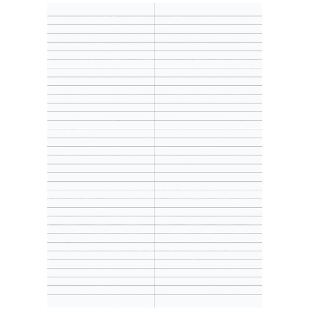 Cuaderno Suave - Perpanep 90 g - Líneas 21 x 14,8 cm