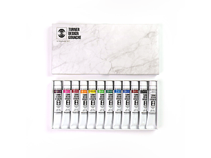 Set Gouache Turner Profesional - 12 Tubos 25ml