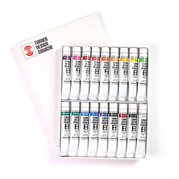 Set Gouache Turner Profesional - 18 Tubos 25ml