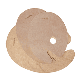 Paleta Ovalada de madera (2 tamaños)