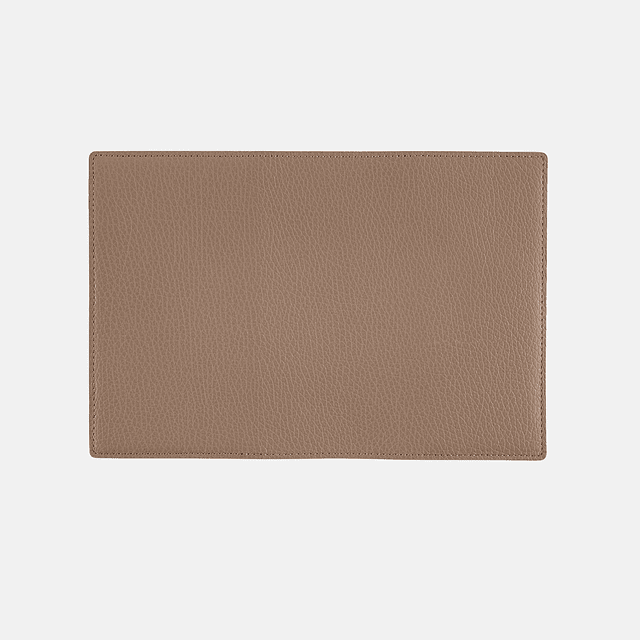 HOBONICHI TECHO A6 - LEATHER: TAUT (BEIGE & NAVY) 