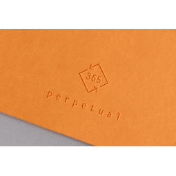 Perpetual 14,8 x 21 cm - Color Mandarina