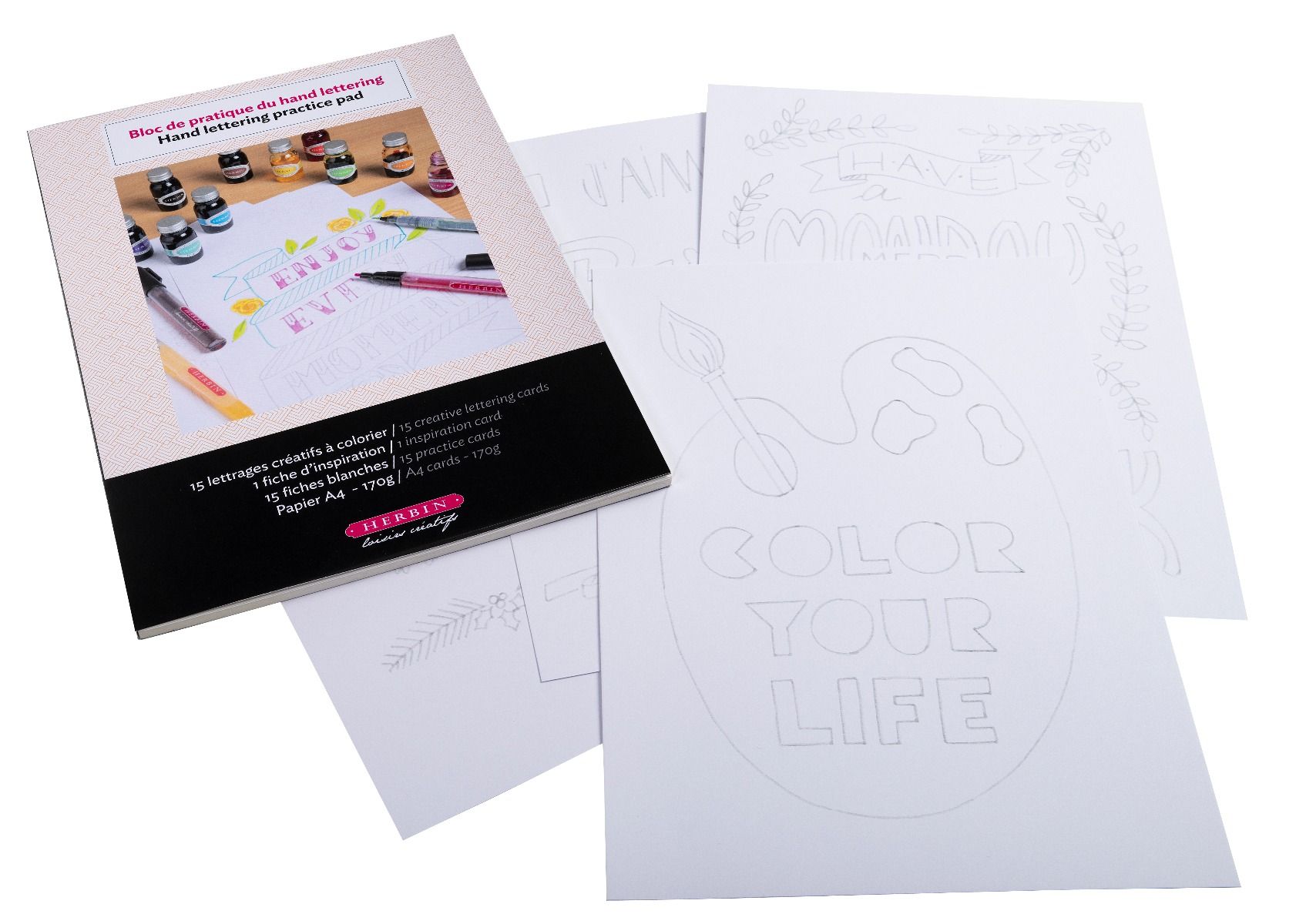 Kit Bloc Handlettering - Herbin