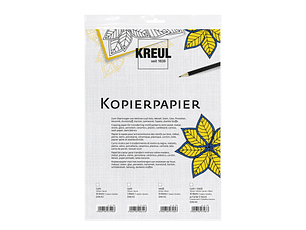 Papel de copia KREUL blanco y amarillo (21 x 30 cm)