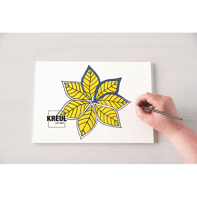 Papel de copia KREUL blanco y amarillo (21 x 30 cm)