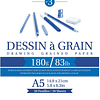 Bloc dibujo doble cara "Dessin a Grain" N°3