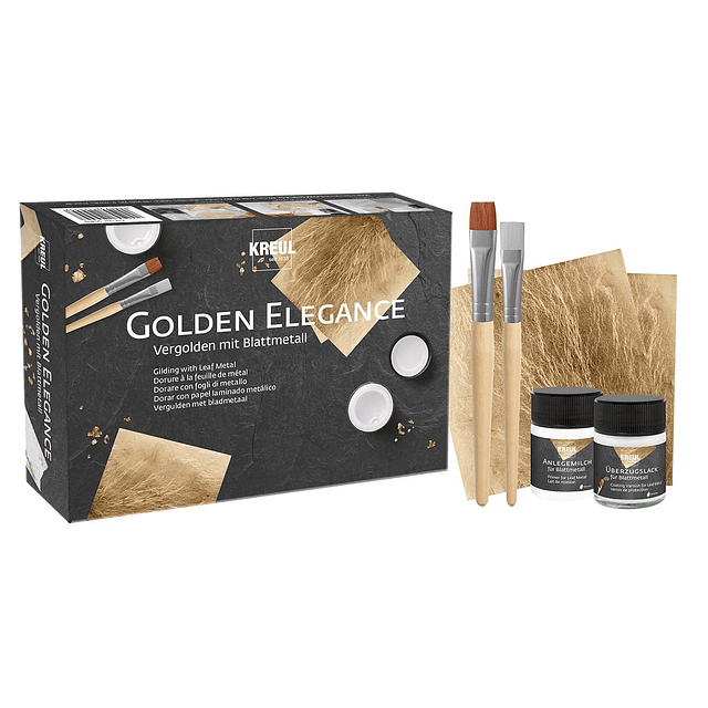 KREUL SET de Inicio al Pan de Oro, Conjunto Golden Elegance