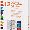 Set 12 Gouache Colors KREUL El Greco - 12 ml cada uno