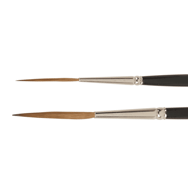 Serie 588 Long Liner brushes Red Sable hair