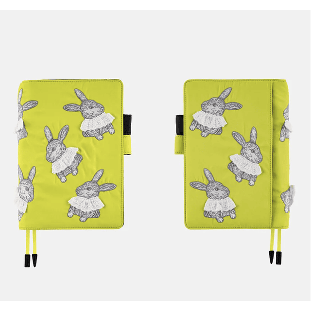 HOBONICHI COUSIN A5 - Candy Stripper Sweet Bunny (Yellow) 