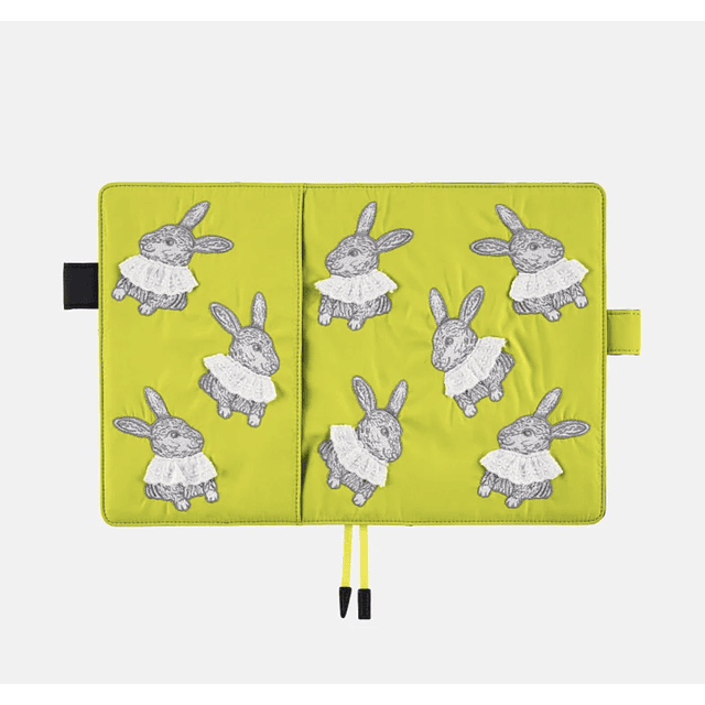 HOBONICHI COUSIN A5 - Candy Stripper Sweet Bunny (Yellow) 