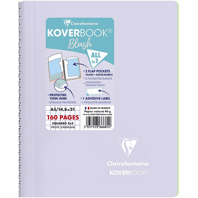 Koverbook BLUSH A5 ( Colores aleatorios )