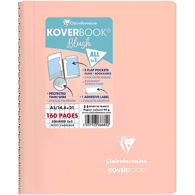 Koverbook BLUSH A5 ( Colores aleatorios )