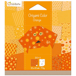 Origami Pack - Orange - 12 x 12 cm