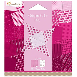 Origami Pack - Pink - 12 x 12 cm