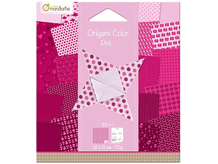 Origami Pack - Pink - 12 x 12 cm