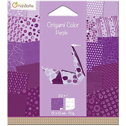 Origami Pack - Purple - 12 x 12 cm