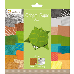 Pack Origami - Zoo - 20 x 20 cm