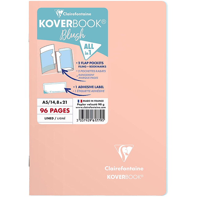 Koverbook BLUSH A5, Líneas