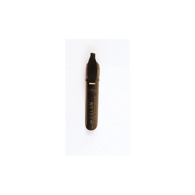 Brause 141B - Un set de calligraphie comprenant 6 plumes Bandzug (0,7