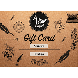 Gift Cards Arte Papel