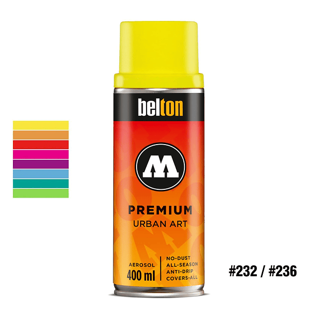 Spray PREMIUM NEON 400ml<br>#232 / #236