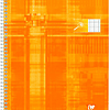 Cuaderno 24 x 32 cm, Séyès, 90 g, 50 hojas, colores aleatorios
