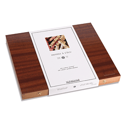 Caja de madera Vacía para 100 pasteles 