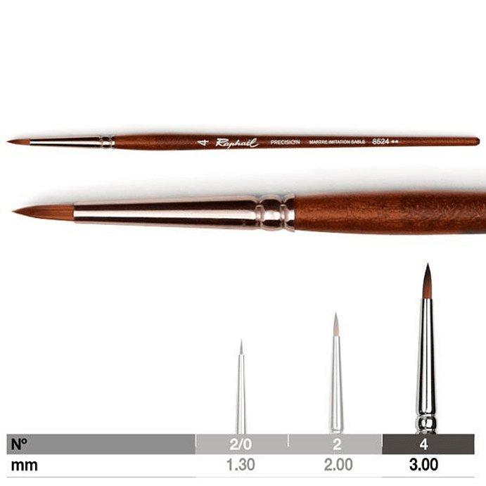 Raphael Precision mango Corto, Serie 8524, Retoque.  2
