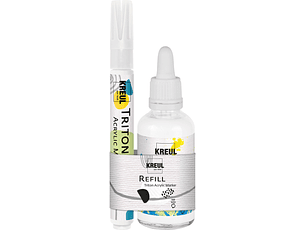 KREUL Recargable Triton Acrylic Marker edge White Set