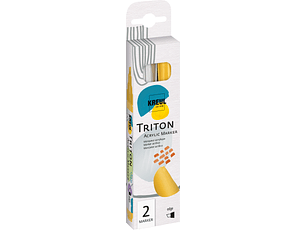 KREUL Triton Acrylic Marker punta biselada Juego de 2 piezas 