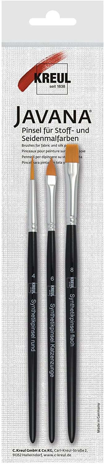 Juego de pinceles para tela y