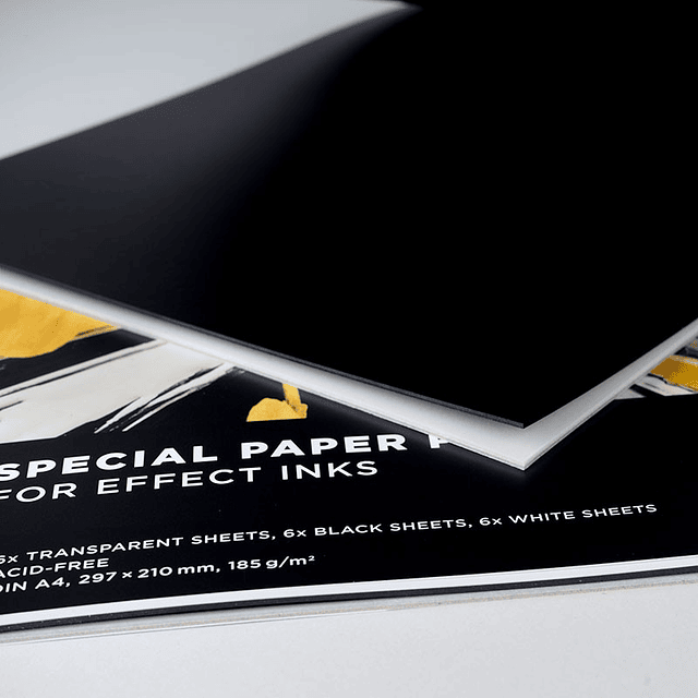 Bloc de papel especial para tintas y efectos A4